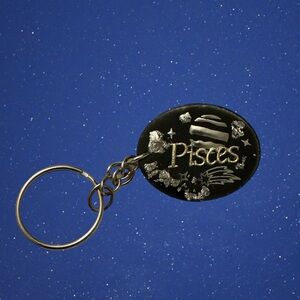 Customizable handmade resin Astrology keychain, All Astrology signs available!